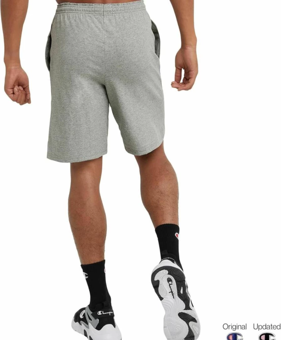 Champion Men's Casual Jersey Knit Lounge Shorts - Lightweight Comfort for Weekend Wear (Regular & Big & Tall Sizes)