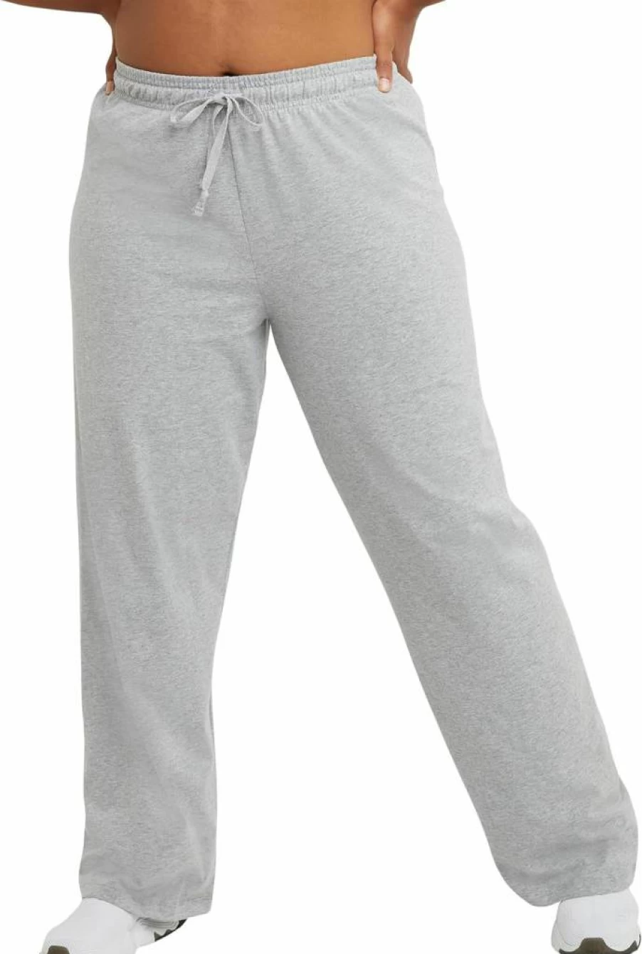 Champion Women's Plus Size Lightweight Lounge Pants - Comfortable Jersey Fabric, 31.5" Inseam