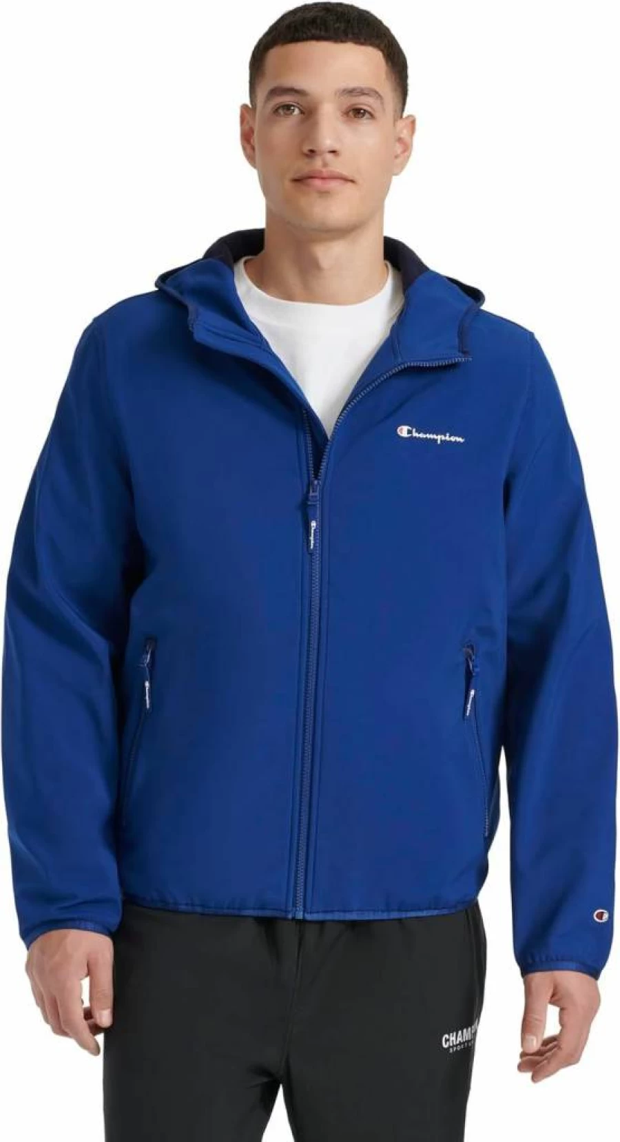 Champion Men's Lightweight Hooded Soft Shell Jacket for Active Wear