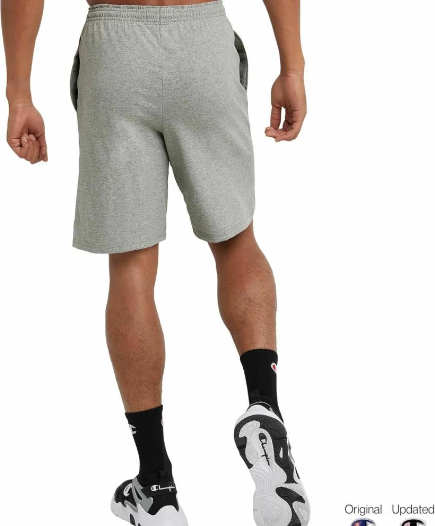 Champion Men's Casual Jersey Knit Lounge Shorts - Lightweight Comfort for Weekend Wear (Regular & Big & Tall Sizes)