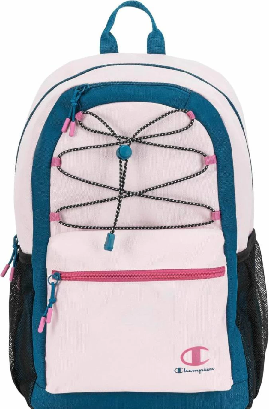 Champion Aspen Backpack for Women & Men, Lightweight Pink & Blue Daypack, Durable School & Travel Backpack, One Size Fits All