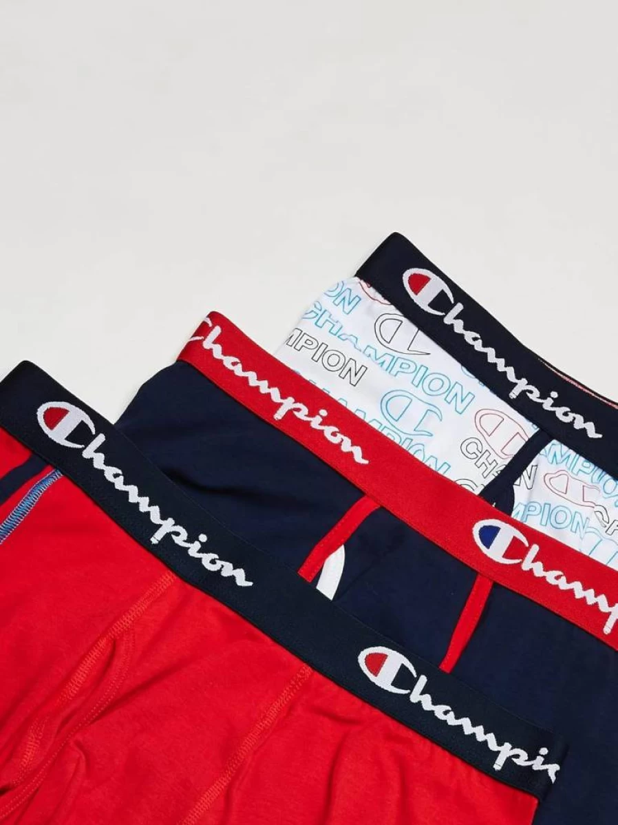 Champion Men's Stretch Cotton Boxer Briefs - Comfortable Everyday Underwear for Men