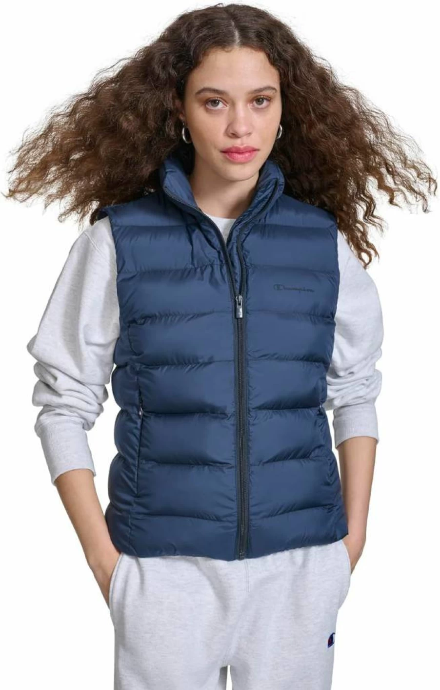 Champion Women's Lightweight Quilted Packable Puffer Vest for Cold Weather