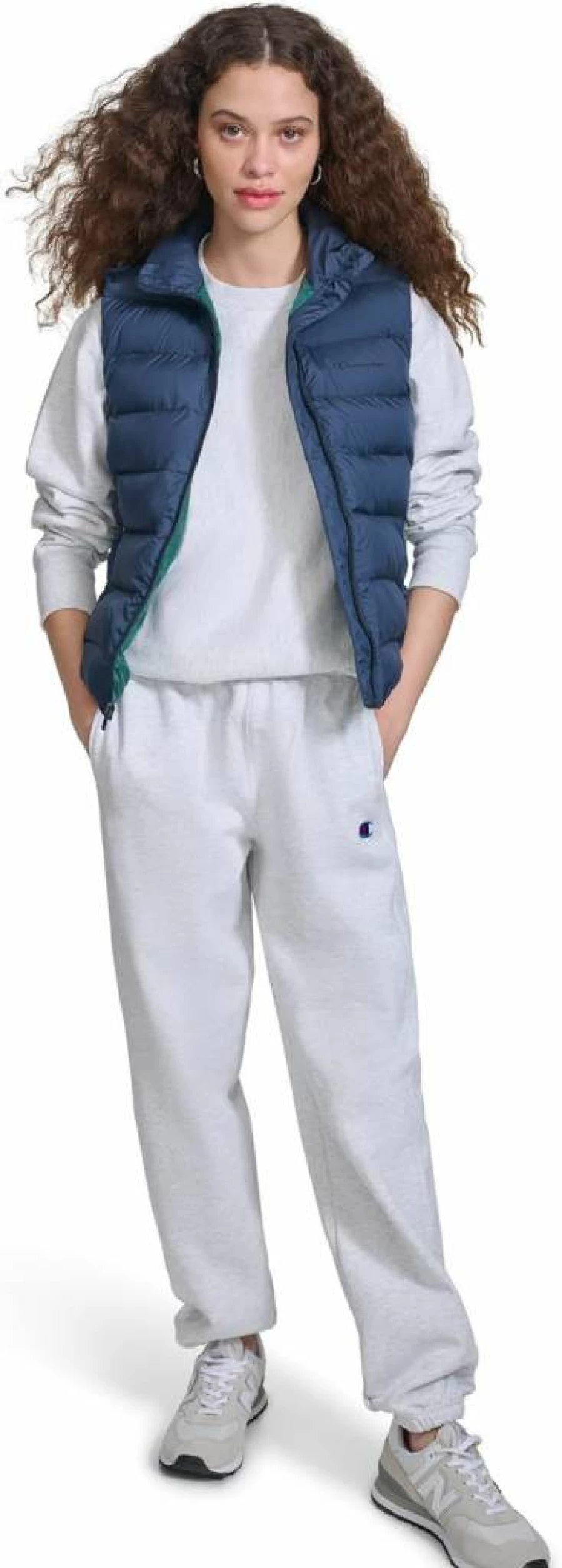 Champion Women's Lightweight Quilted Packable Puffer Vest for Cold Weather