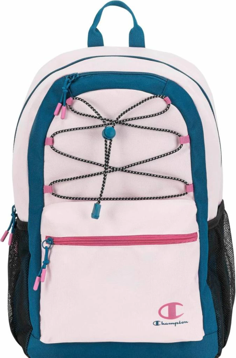 Champion Aspen Black Backpack - Lightweight Durable Daypack for School, Travel & Work
