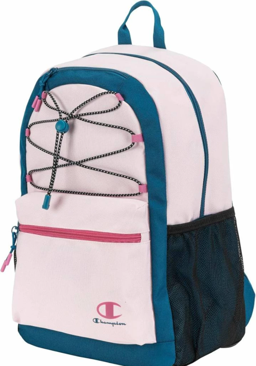 Champion Aspen Black Backpack - Lightweight Durable Daypack for School, Travel & Work