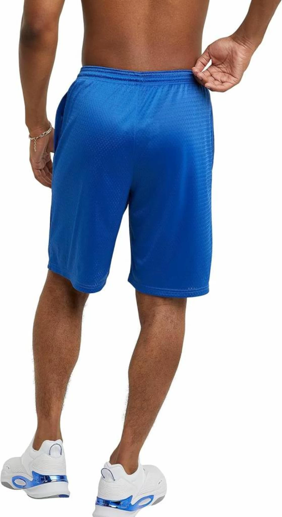 Champion Men's Large 9-Inch Mesh Shorts with C Logo - Comfortable Surf The Web Design
