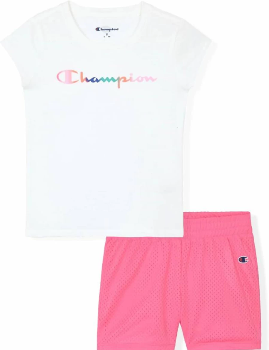 Champion Girls 4-Piece Active Shorts Set - Comfortable Athletic Outfit for Kids