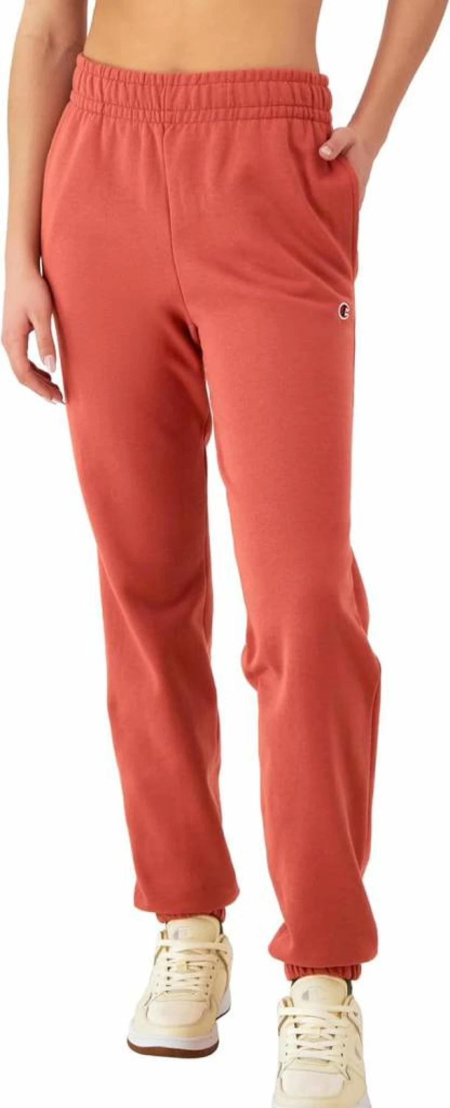 Champion Women's Powerblend Oversized Sweatpants - Comfortable High-Waisted Fleece Joggers for Casual Wear (Size 29)