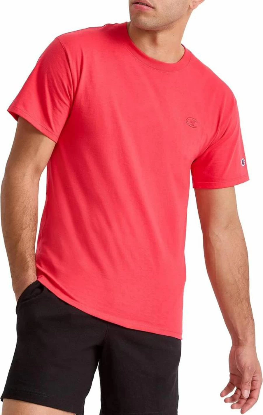 Champion Men's Classic Soft Cotton T-Shirt - Comfortable Regular & Big & Tall Fit Everyday Tee