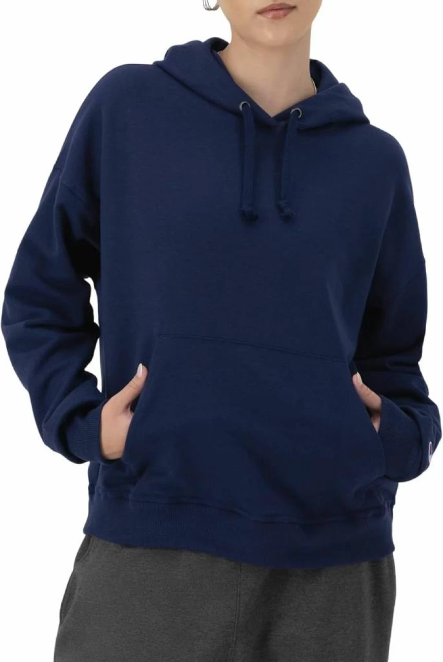 Champion Women's Powerblend Fleece Hoodie - Comfortable Plus Size Sweatshirt for Women