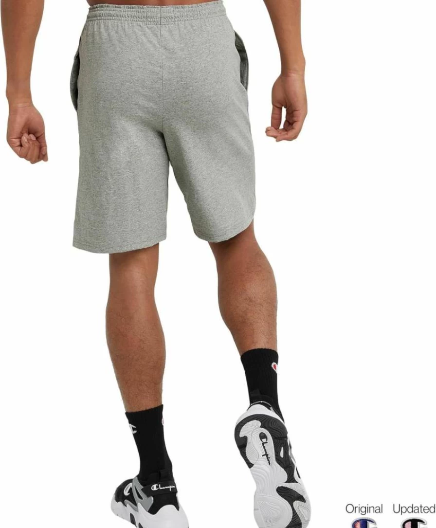 Champion Men's Casual Jersey Knit Lounge Shorts - Lightweight Comfort for Weekend Wear (Regular & Big & Tall Sizes)