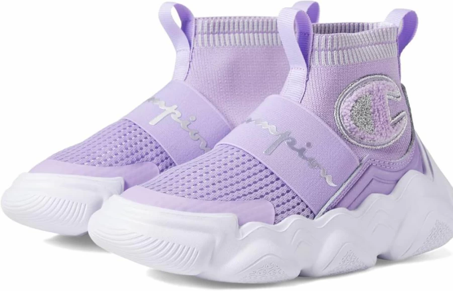 Champion Girls' Meloso Rally Pro Sneakers for Little Kids - Lightweight Athletic Shoes