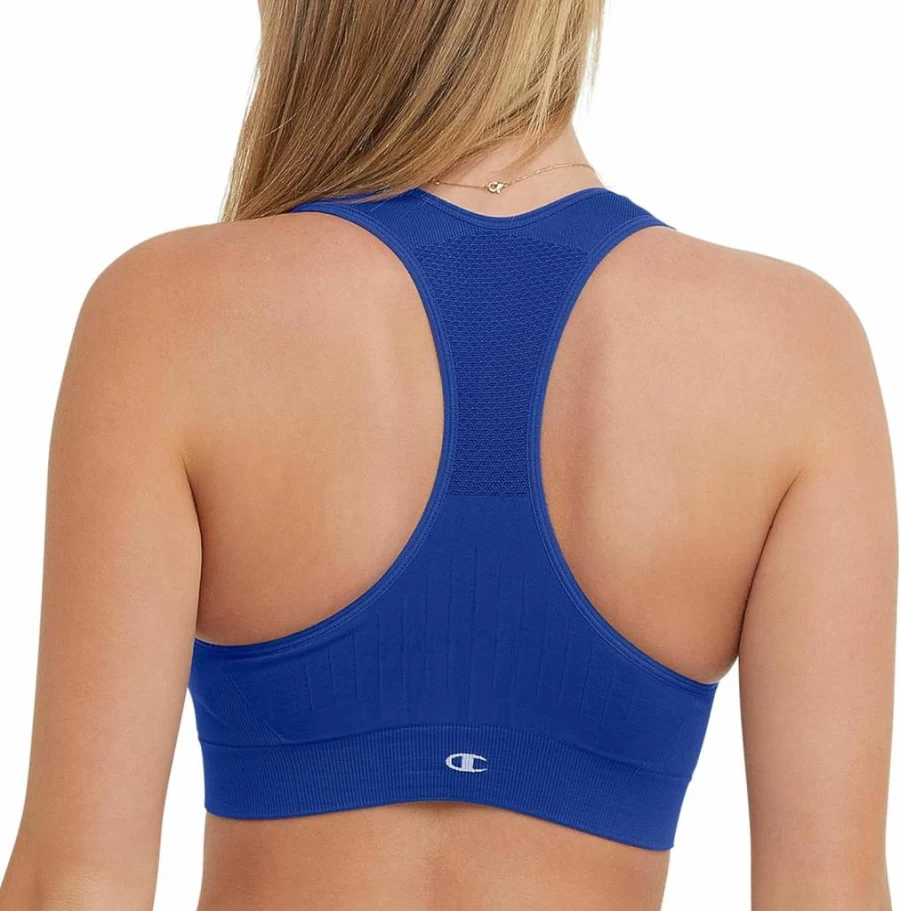 Champion Women's Infinity Racerback Sports Bra - Moderate Support Workout Bra for Fitness & Running