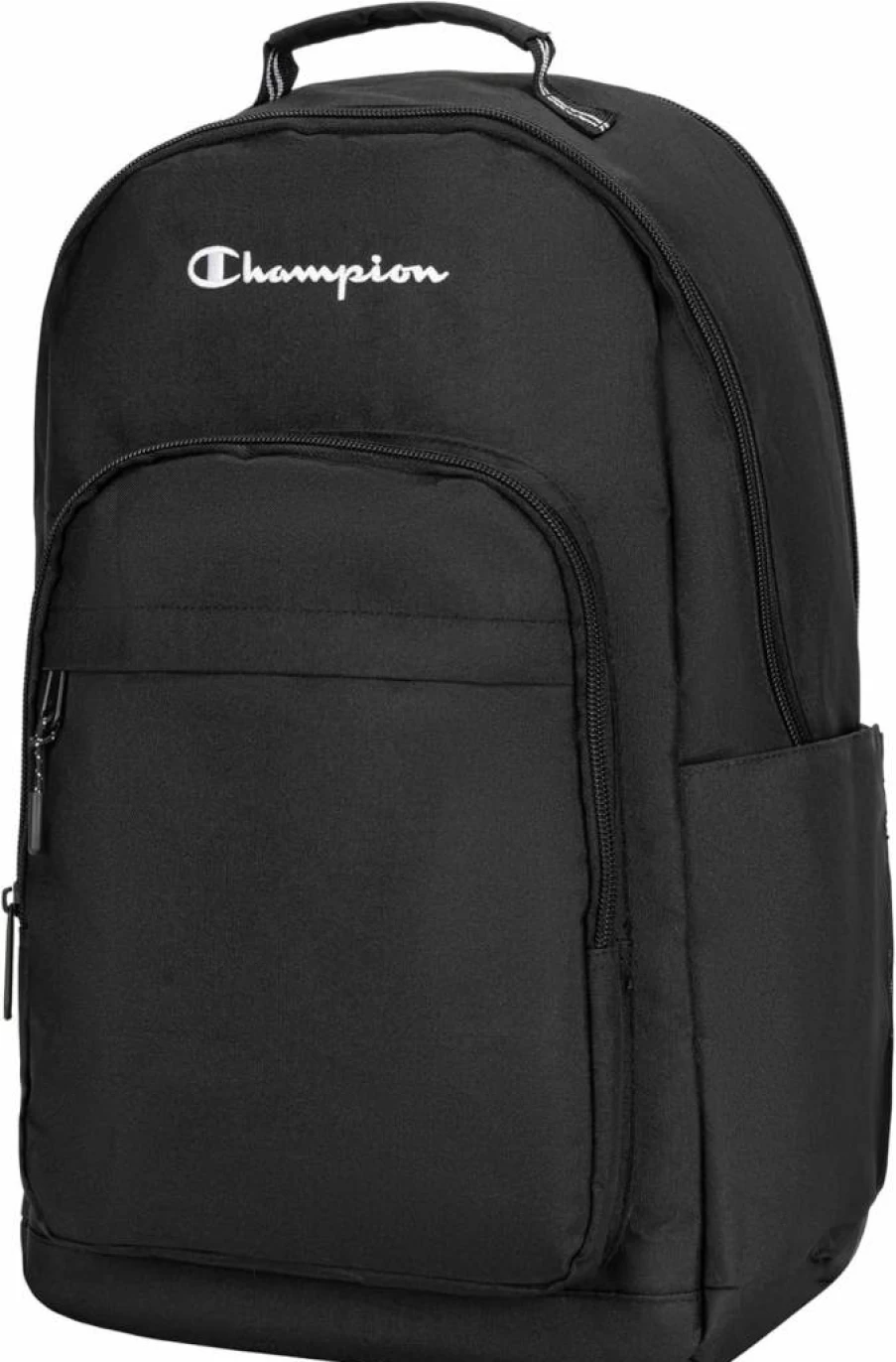 Champion Medium Council Backpack - Durable Brown Natural Canvas Daypack for School & Travel