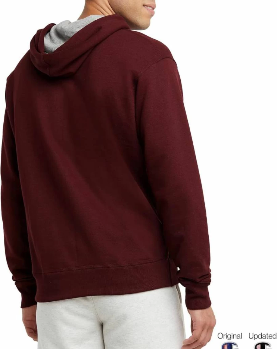 Champion Powerblend Fleece Hoodie for Men - Comfortable Pullover Sweatshirt (Regular & Big Tall Sizes)