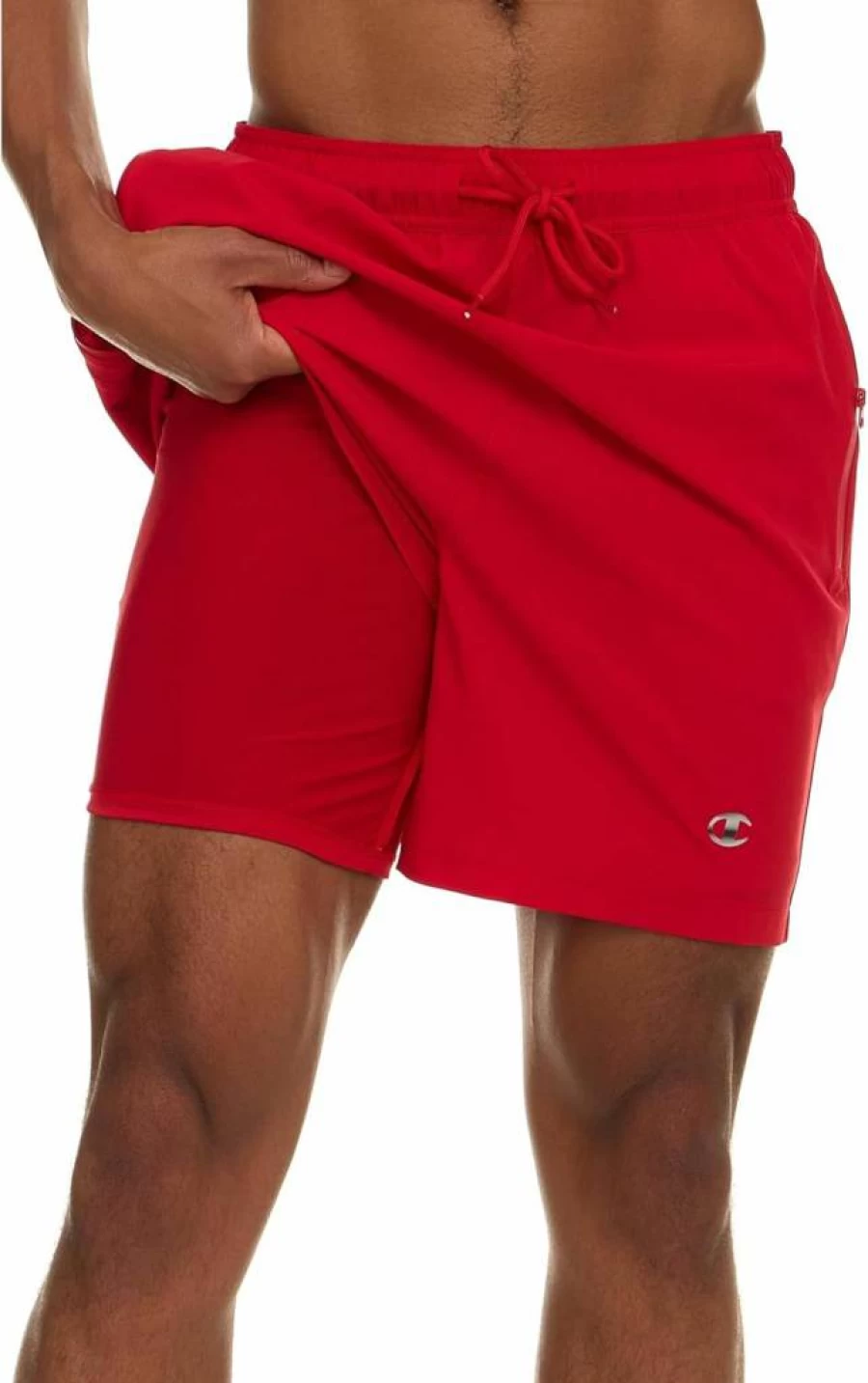 Champion Men's 2-in-1 Swim Trunks with Compression Liner - 7-Inch Inseam Quick-Dry Board Shorts for Swimming & Beach