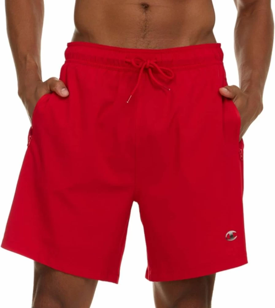 Champion Men's 2-in-1 Swim Trunks with Compression Liner - 7-Inch Inseam Quick-Dry Board Shorts for Swimming & Beach