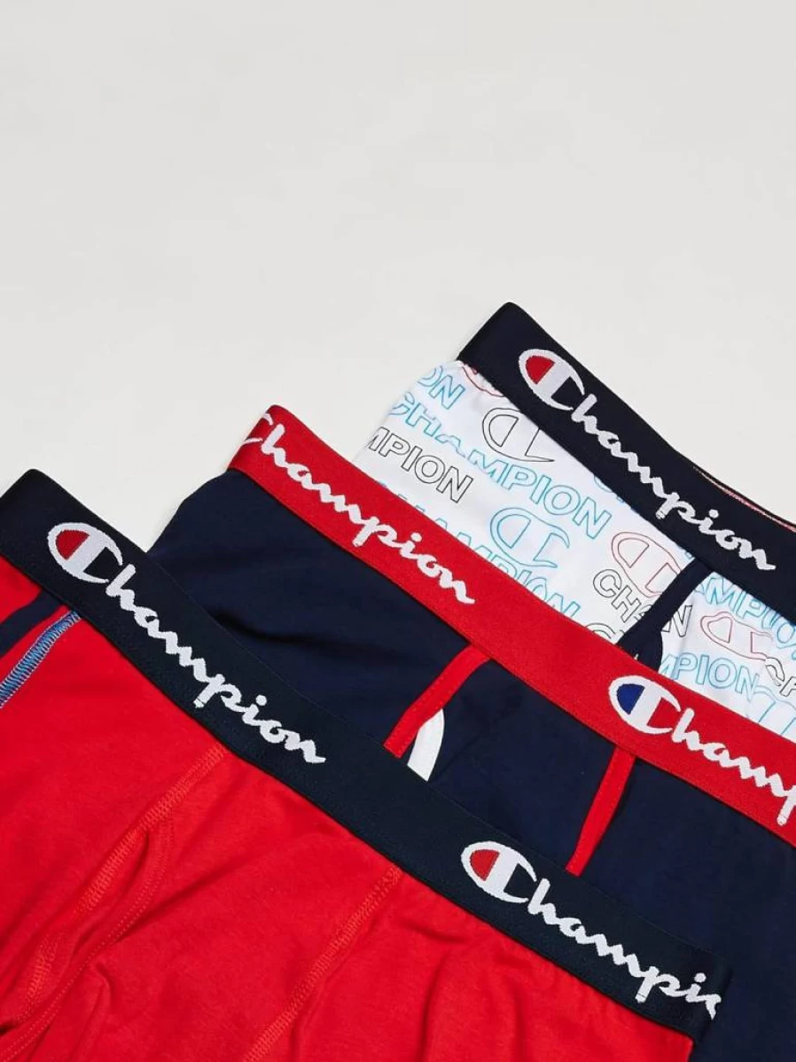 Champion Men's Stretch Cotton Boxer Briefs - Soft Everyday Underwear for Comfort & Support