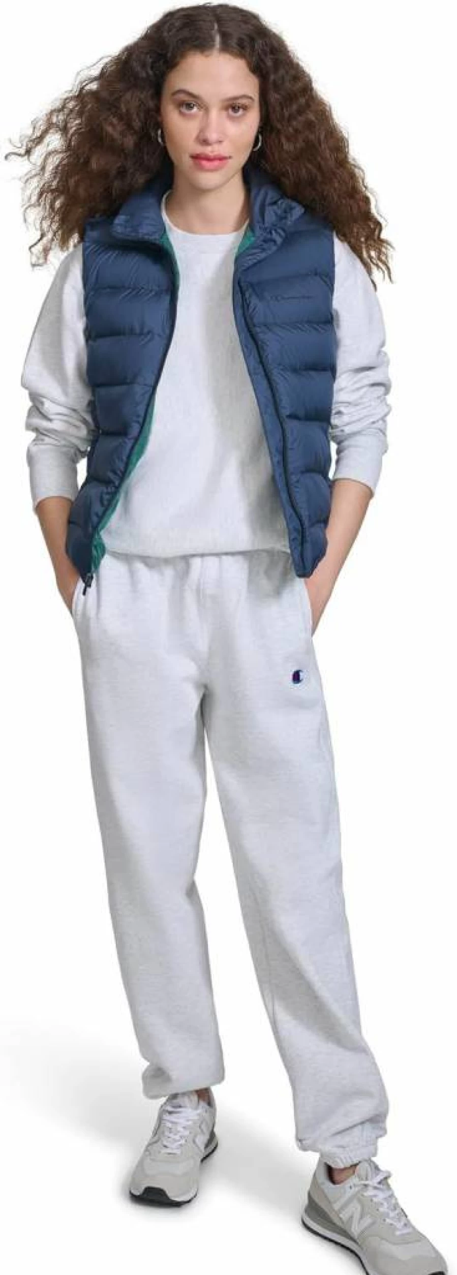 Champion Women's Lightweight Quilted Packable Puffer Vest for Cold Weather