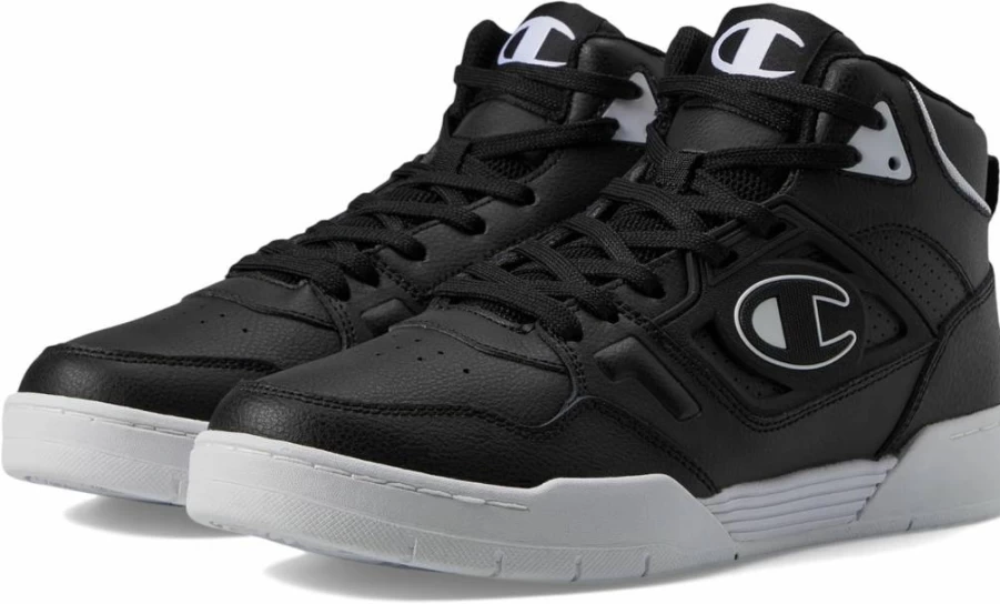 Champion Men's 5-On-5 High-Top Basketball Sneakers for Court Performance