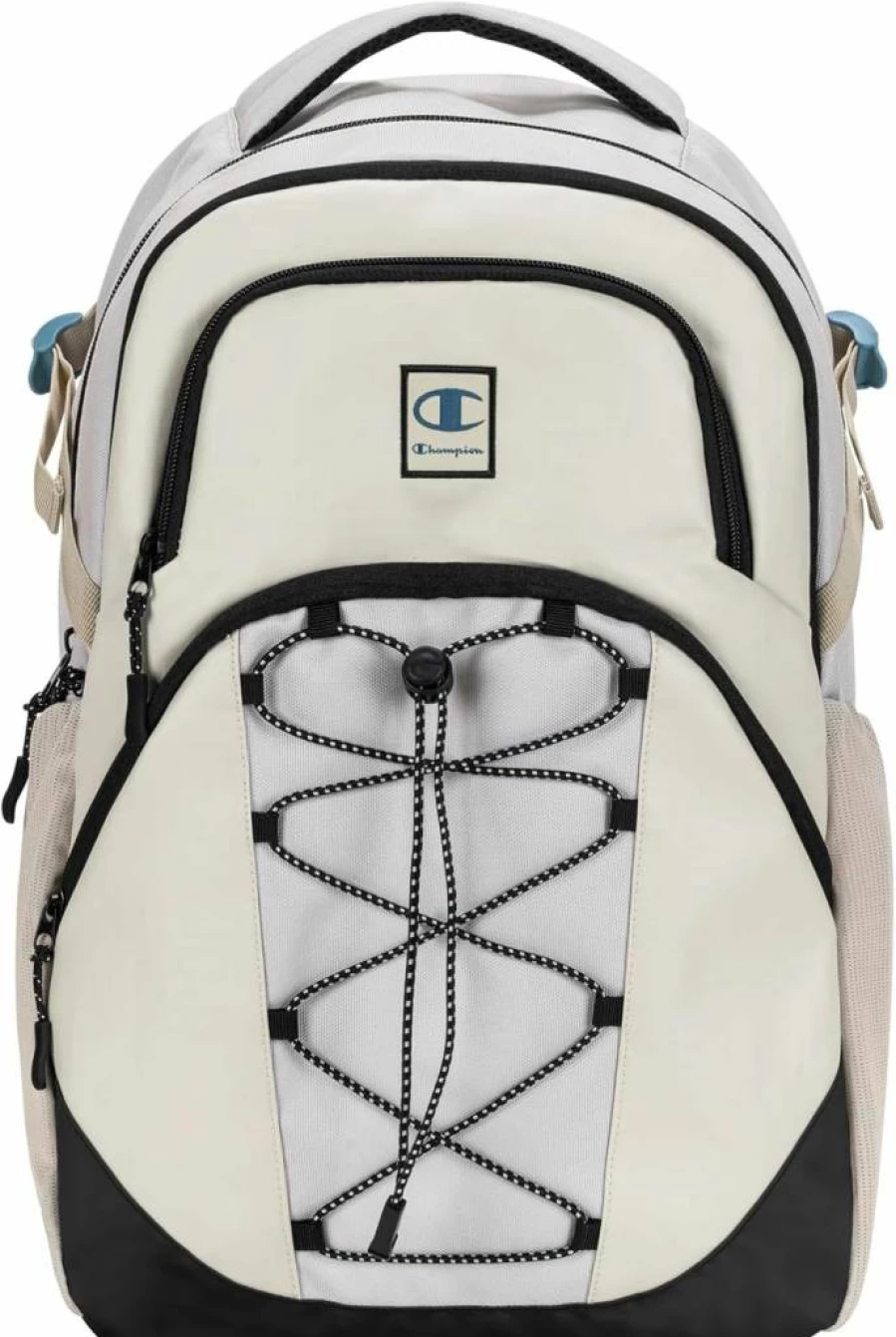 Champion Summit Medium Backpack - Durable Black Daypack for School, Travel & Outdoor Adventures