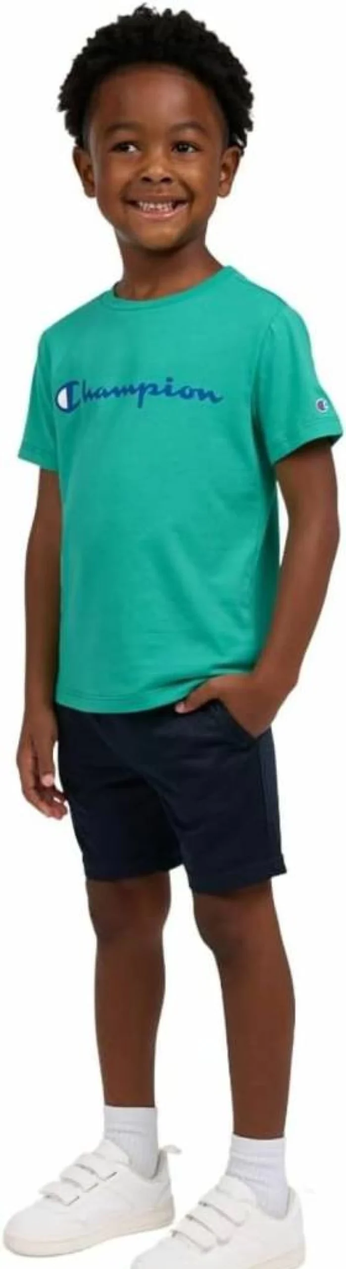 Champion Boys' 2-Piece Athletic Outfit: Breathable Tee & Comfortable Shorts for Active Kids