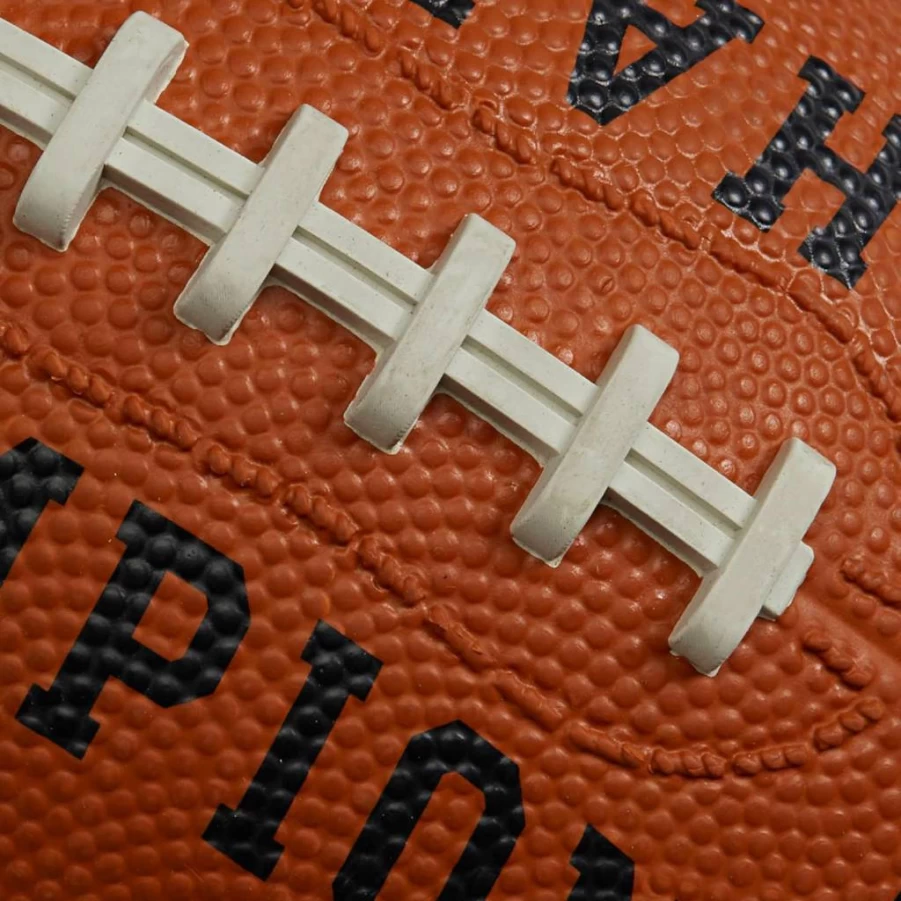 Champion Blitz All-Weather Football with Enhanced Grip, Durable Rubber Cover & Molded Laces for Outdoor Training - Includes Pump