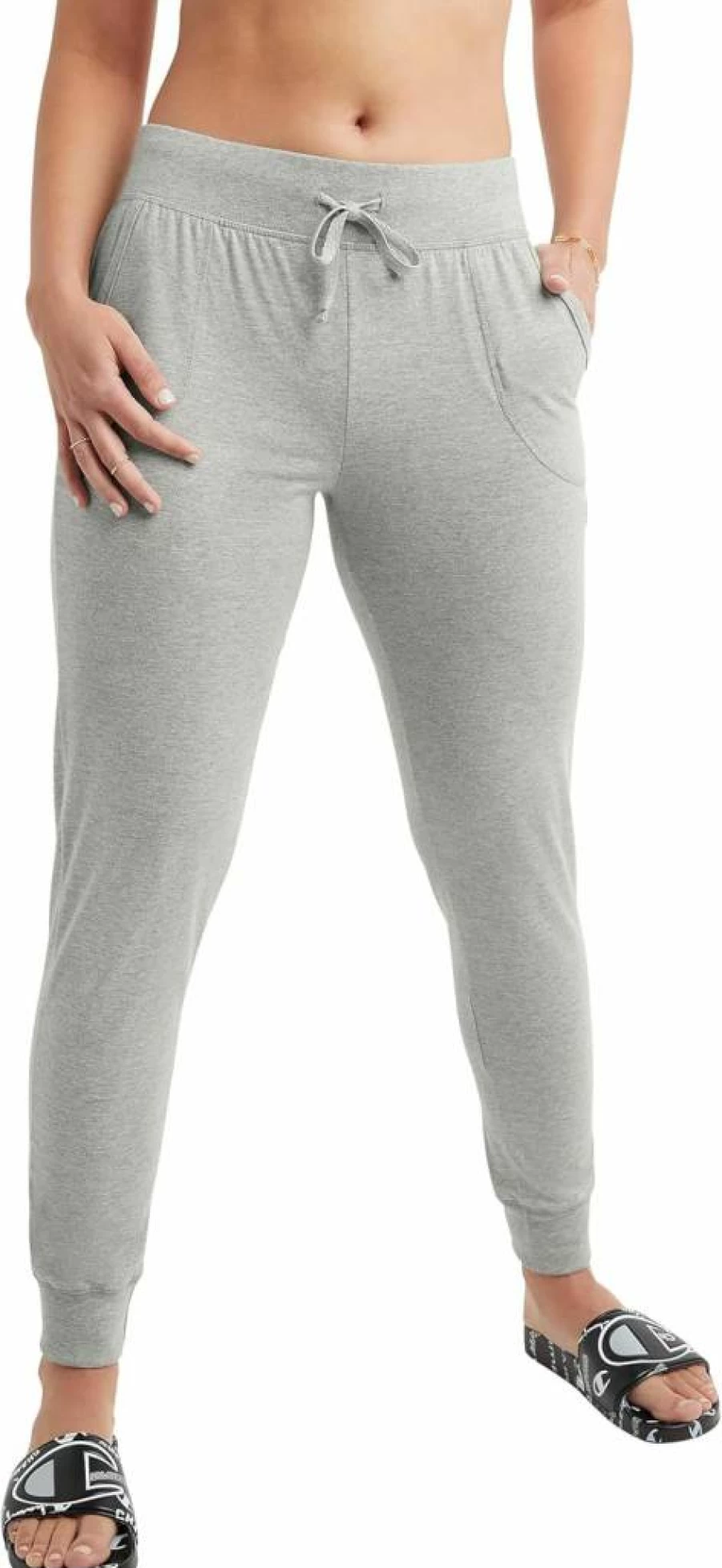 Champion Women's Lightweight Jersey Joggers - Comfortable Lounge Pants for Casual Wear