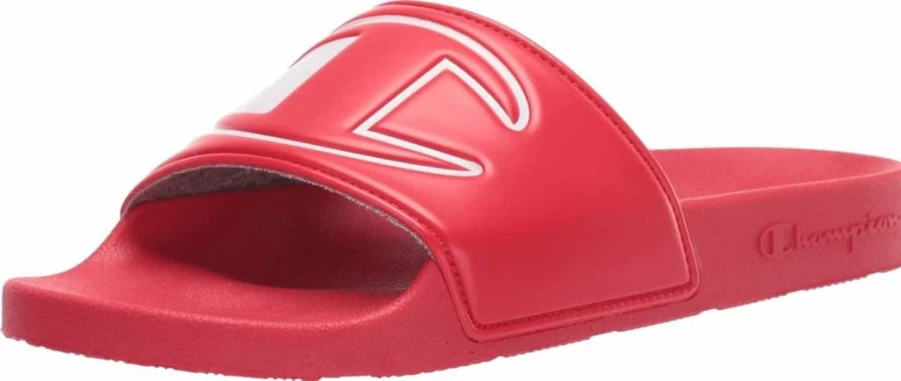 Champion Men's IPO Slide Sandals - Comfortable Athletic Slides for Men - Casual Summer Footwear