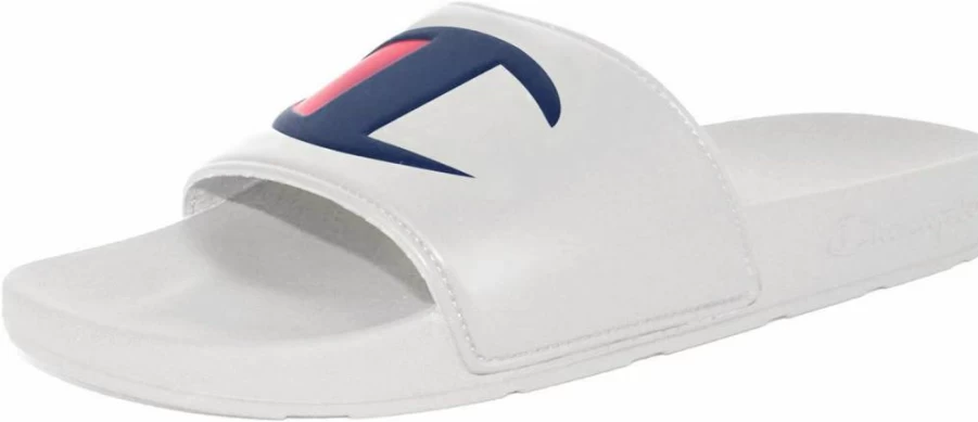 Champion Men's IPO Slide Sandals - Comfortable Athletic Slides for Men - Casual Summer Footwear