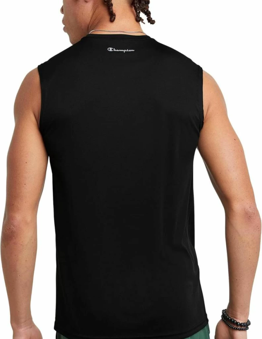 Champion Men's Muscle Tank Top - Sleeveless Sport T-Shirt for Gym & Athletic Wear (Regular & Big & Tall Sizes)
