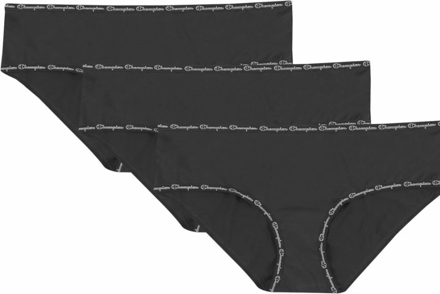 Champion Women's 3-Pack Microfiber Hipster Underwear – Soft Comfort Fit Panties