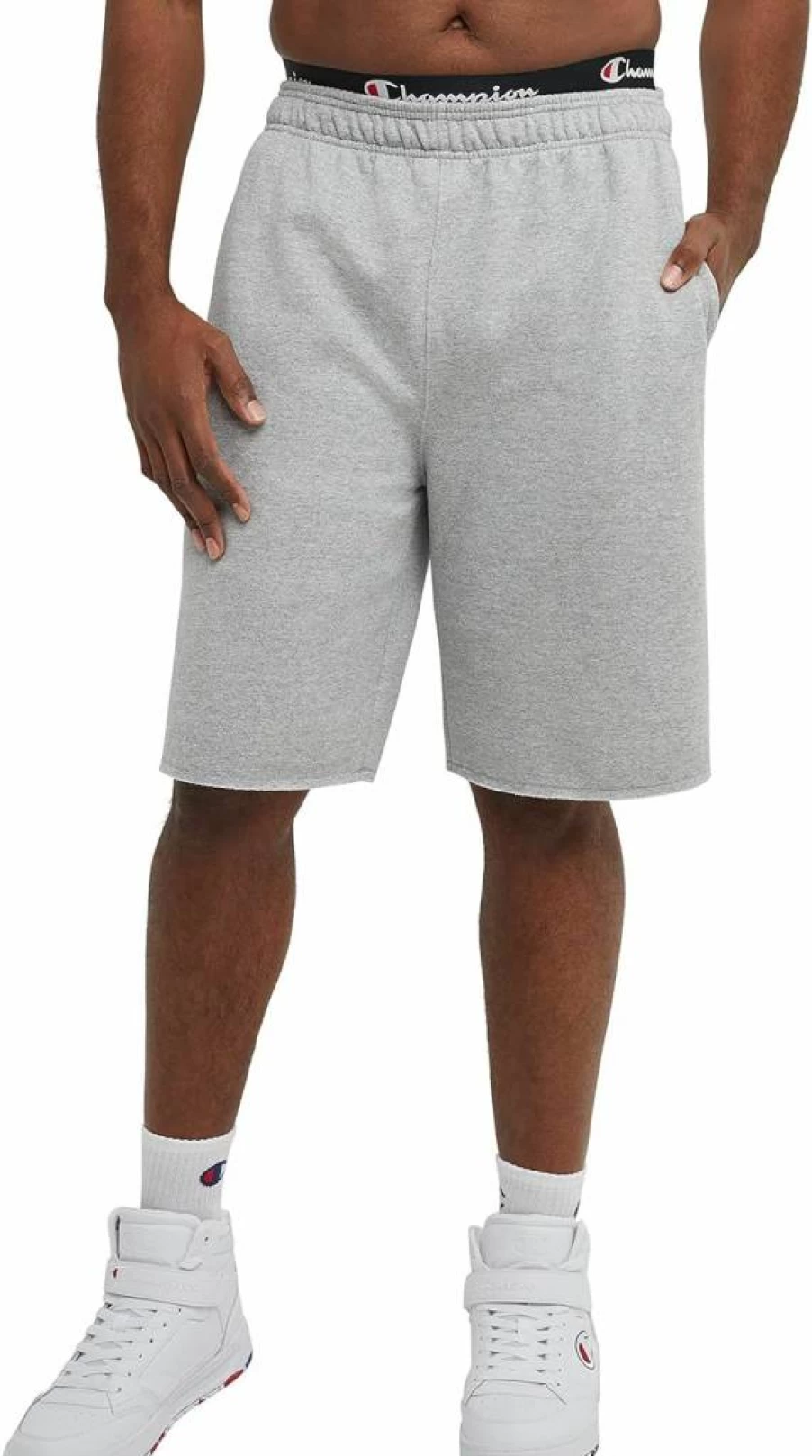 Champion Men's Powerblend Long Shorts with Pockets - Regular & Big & Tall Sizes